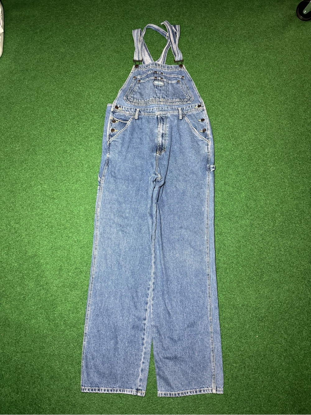 Paco Jeans Vintage Overalls Medium Denim Carpenter Workwear Utility Baggy Skater
